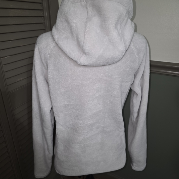 The North Face White Fuzzy Hoodie - Picture 3 of 4